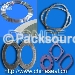 Metal inserted sealing Gasket/metal gasket ring/inserted rubber gasket/SS304 gasket