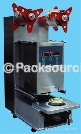 Automatic cups and boxes capper machine