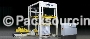 Pallettizer G300 for bag palletizing by a robotic gripping arm