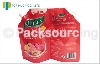 Full Color Printed Stand Up Pouch With Spout Plastic Food Grade Mineral Spa