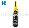 Matte Black 600ml Honey Wine Glass Bottle