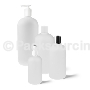 Stock HDPE Bottles / Boston Round – White Bottle – 100ml