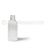 Stock PET & Clear Bottles / Boston Round – Clear Bottle – 75ml