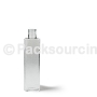Stock PET & Clear Bottles / Tall Square – Clear Bottle – 100ml