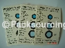 3 Spot Humidity Indicator Card,5-10-60%RH,Blue-pink