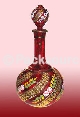 Freehand Blown Decorative Ornament/ Wine Bottle