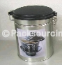Tea Tin Case,Metal Tea Box,Coffee Tin Box,Round Tin