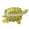 Tortoise Metal Jewelry Boxes(QF404-1)