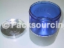 Tin can with transparent plastic enclosure