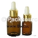 amber glass dropper bottle for essential oil
